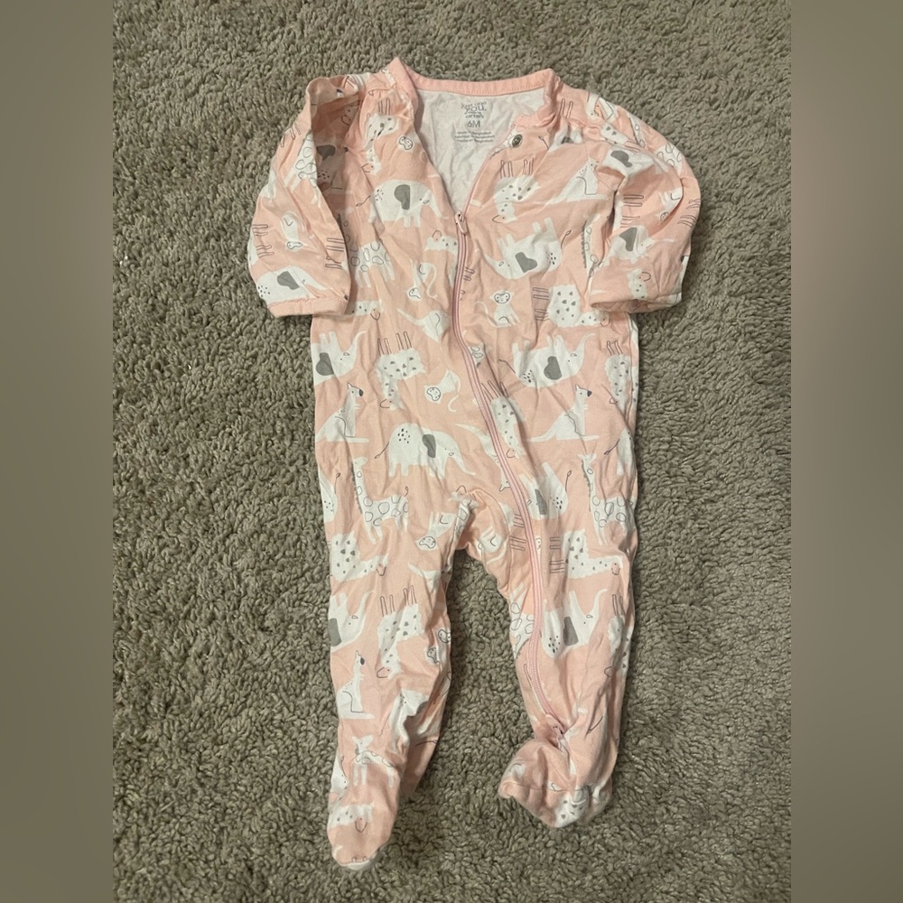 Baby Girl 6 Month Elephant Onesie